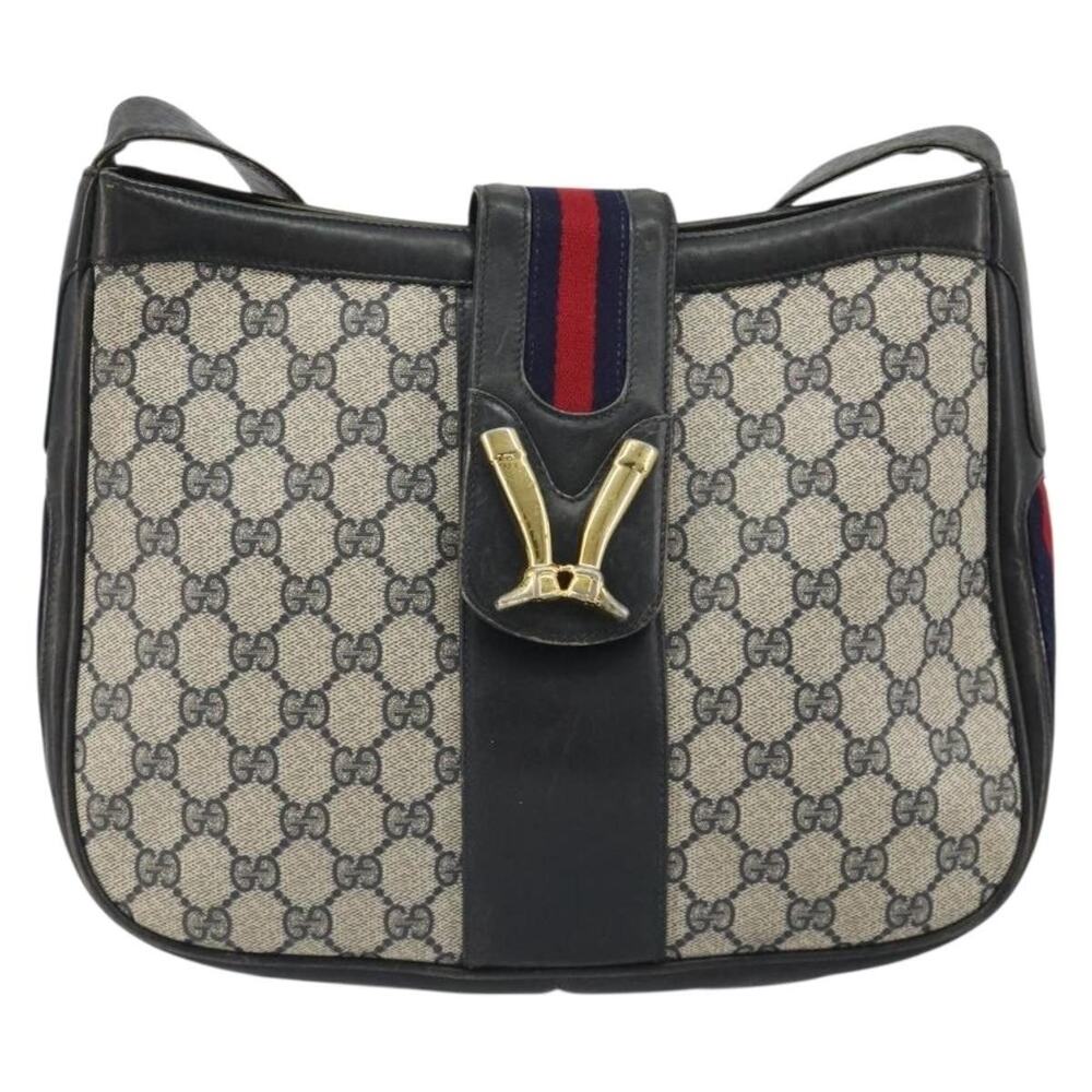 Gucci GG Supreme Shoulder Bag Blue